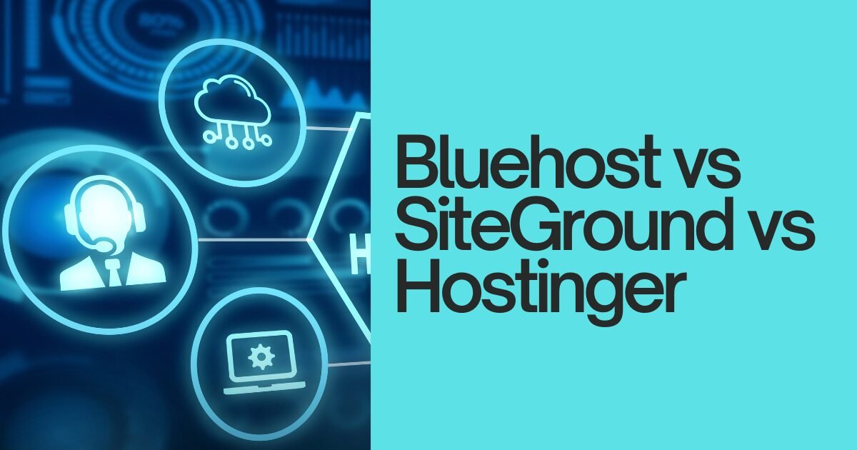 Bluehost vs SiteGround vs Hostinger Which WordPress Host Really Delivers in 2026