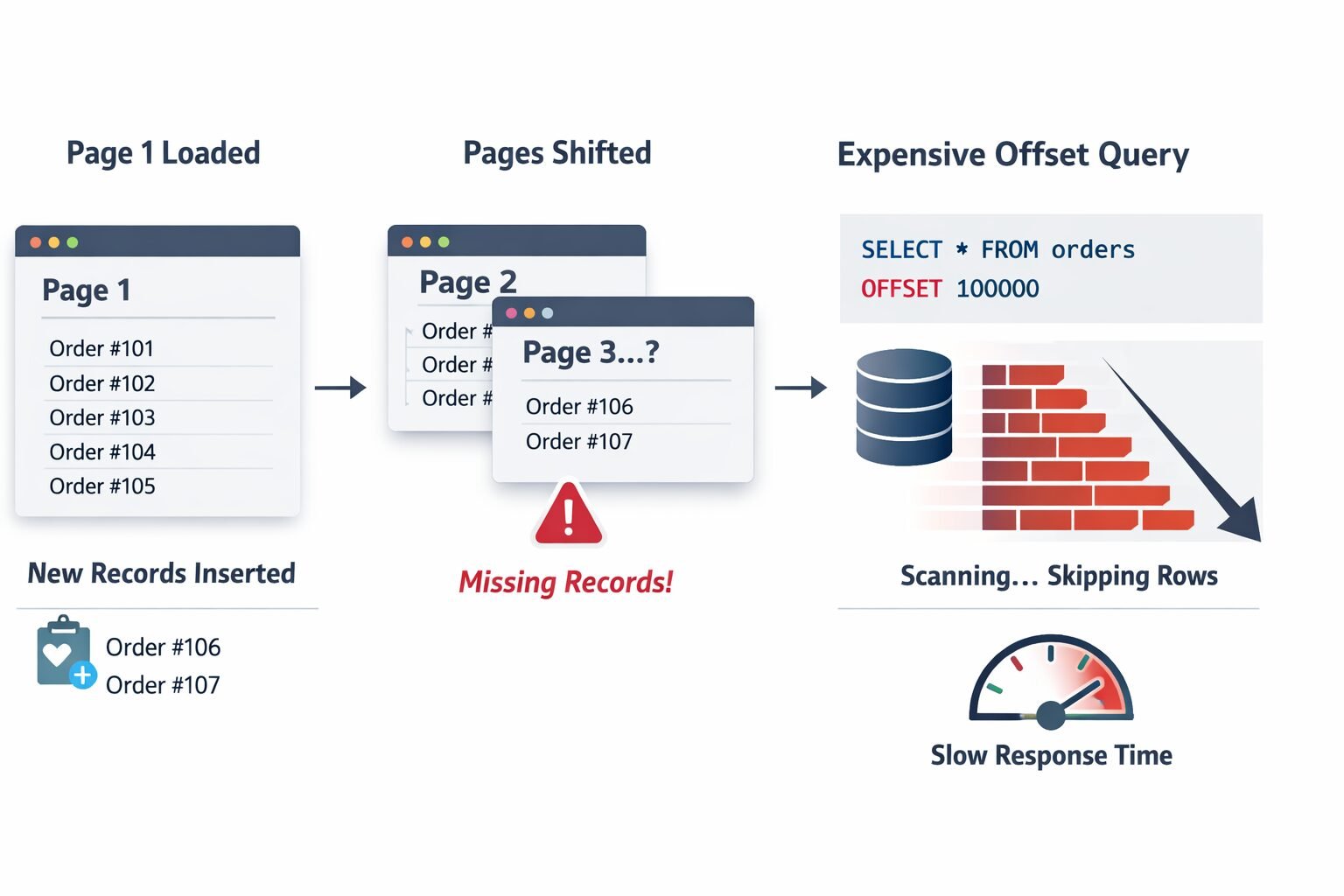 Offset Pagination: The Default That Does Not Scale