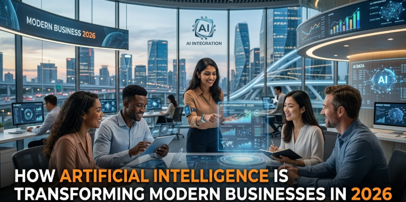 How Artificial Intelligence is Transforming Modern Businesses in 2026