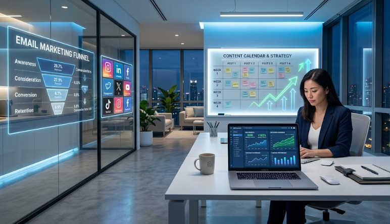 Complete Digital Marketing Strategy for Beginners in 2026 (Step-by-Step Guide)